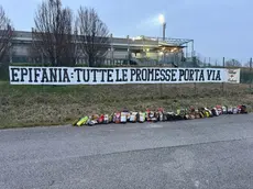 La protesta degli Ultras del Padova