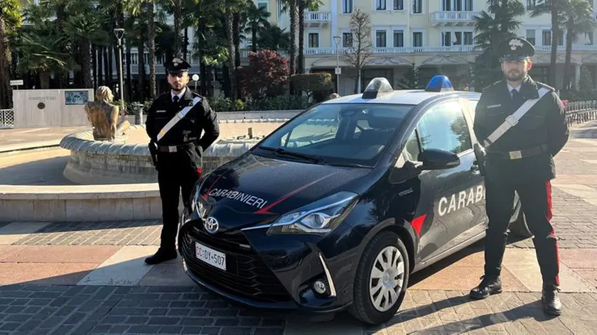 Carabinieri a Montegrotto