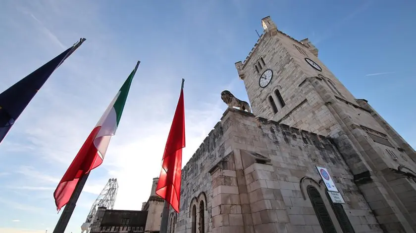 La Torre del Lloyd sede dell'Autorità portuale a Trieste in via von Bruck