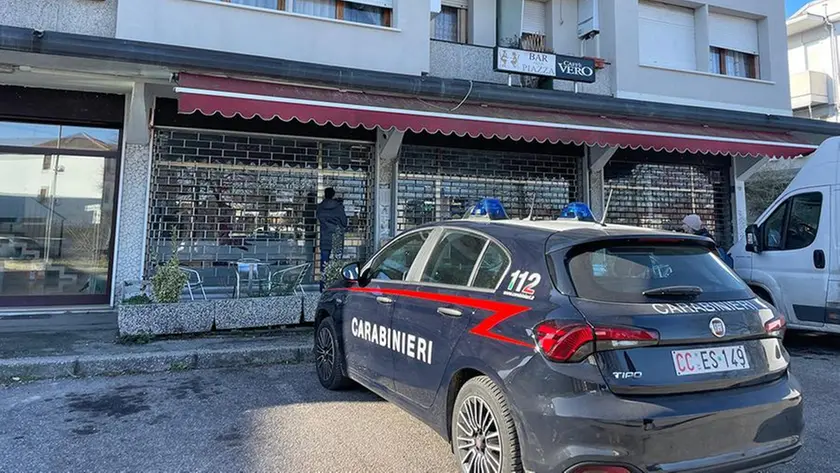 Il bar La Piazza a Tencarola (foto Piran)