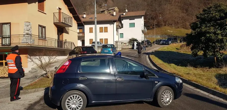 L'abitazione della donna in via Buscole