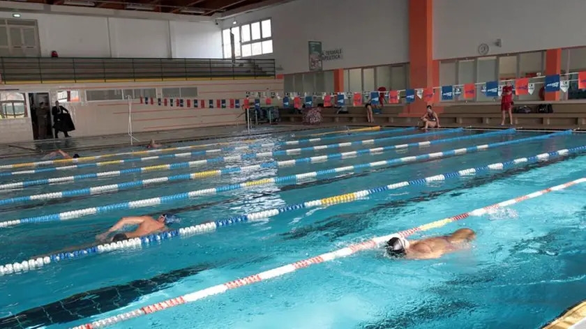 La piscina comunale di Abano Terme