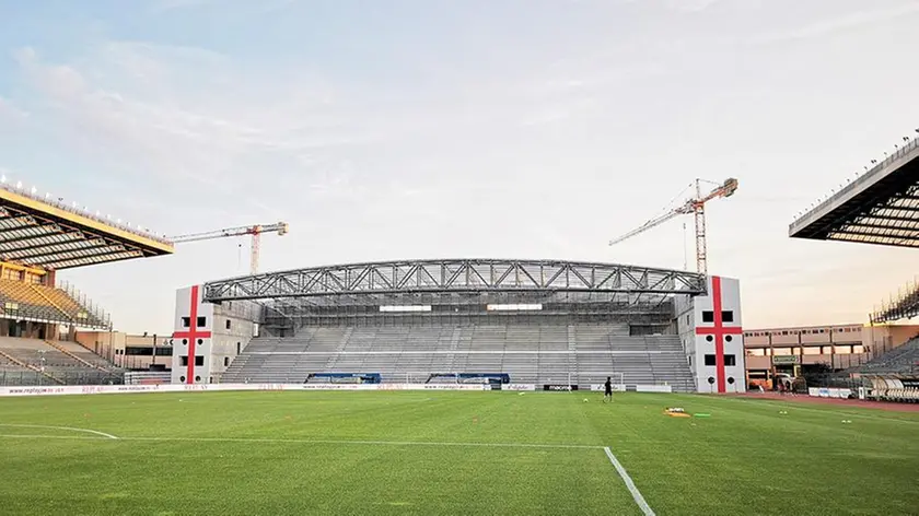 La nuova curva Sud dell'Euganeo di Padova