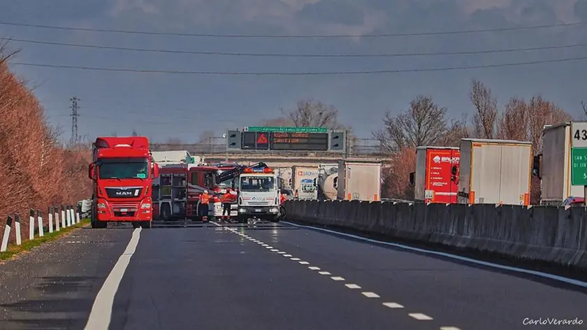 La scena del mortale (foto Carlo Verardo)