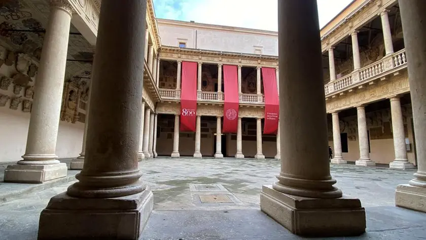 Il cortile antico del Bo a Padova