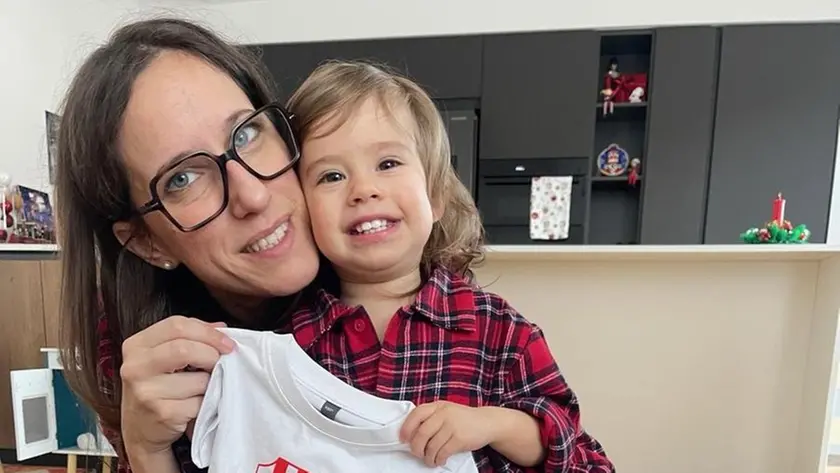 Mamma Francesca e Azzurra Albertin