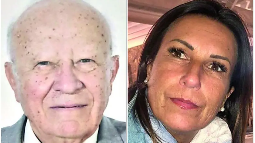 Tiziano Marcato, morto a 94 anni, e la nipote cinquantatreenne Leda