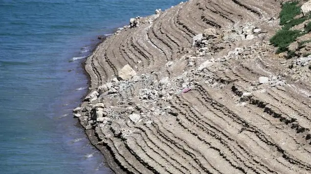 Un invaso in secca (foto simbolo)