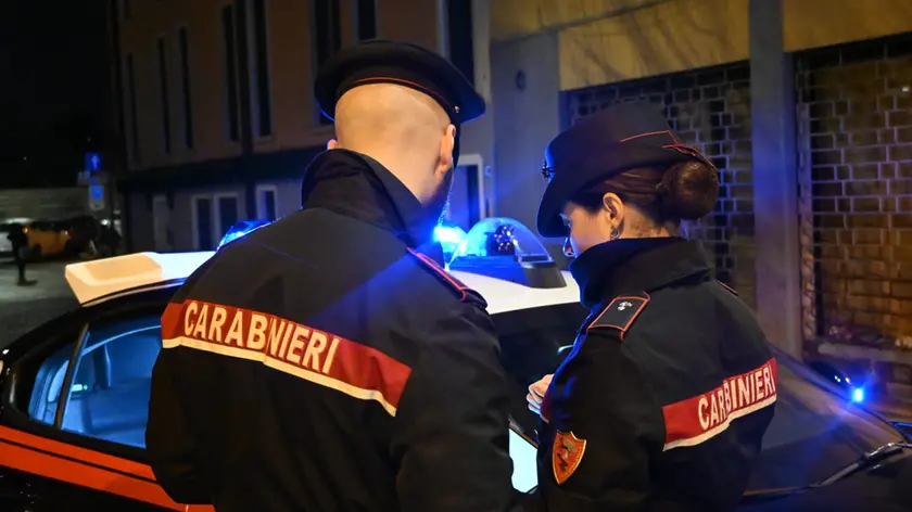 Sopralluogo dei carabinieri dopo un furto