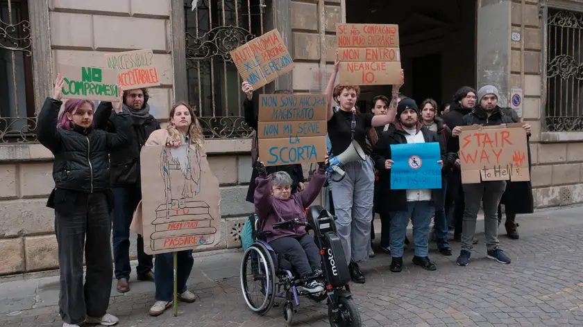 La protesta degli studenti