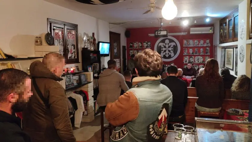 Incontro alla sede di Casapound Padova