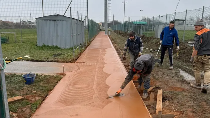 Sono iniziati i lavori nella Cittadella dello sport a Tribano
