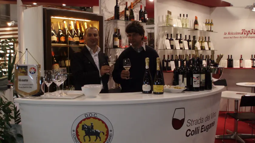 Lo stand del Consorzio Vini Doc dei Colli Euganei al Vinitaly