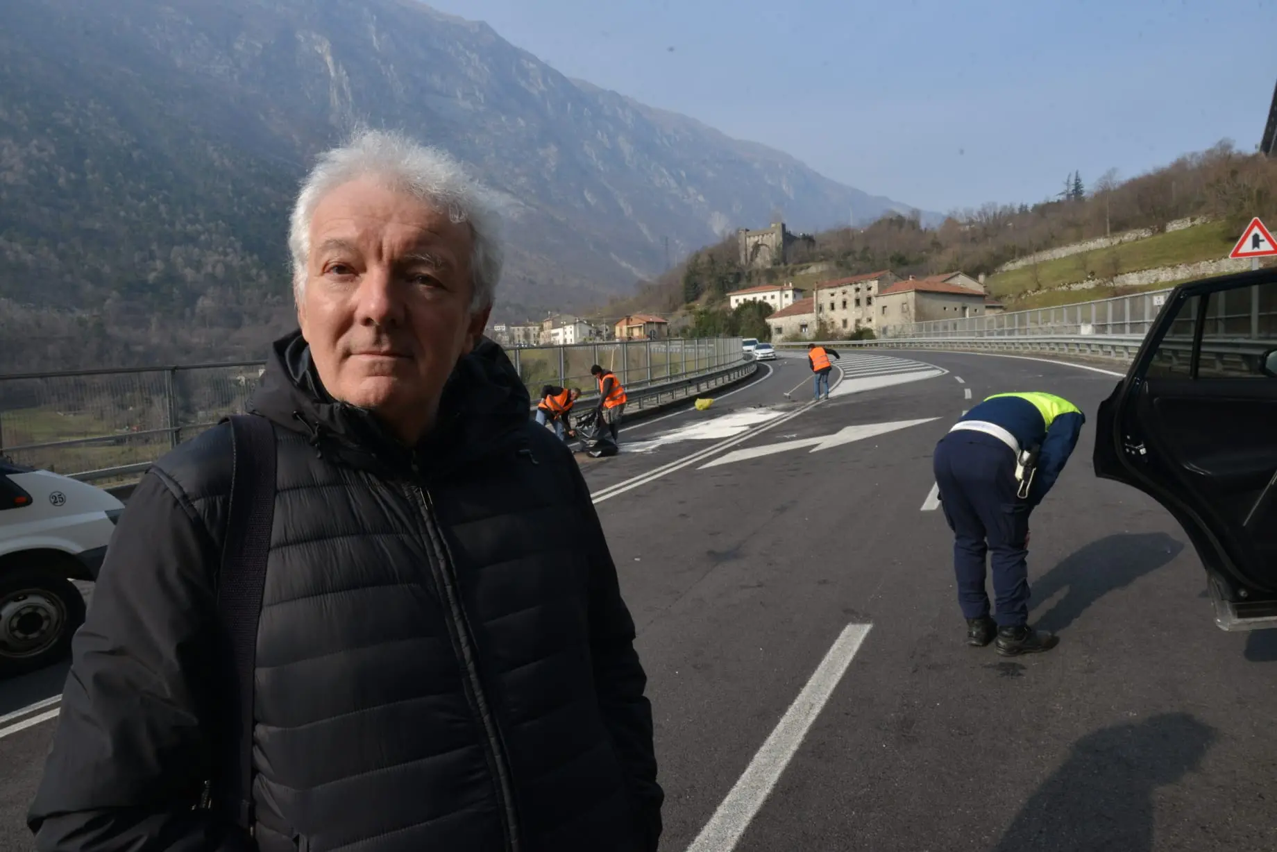 Stefano Ghedini, l'autista del camper