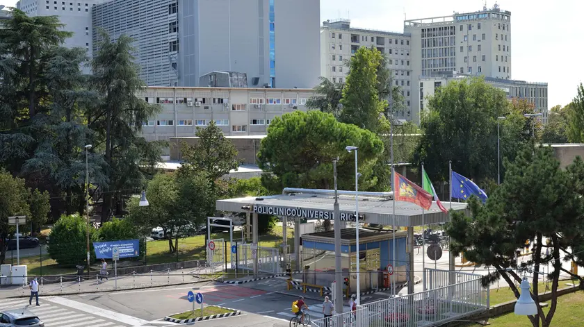 L’ingresso principale dell’Azienda ospedaliera di Padova