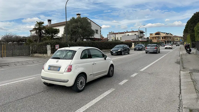 Il luogo dove è accaduto l’incidente stradale (foto Piran)