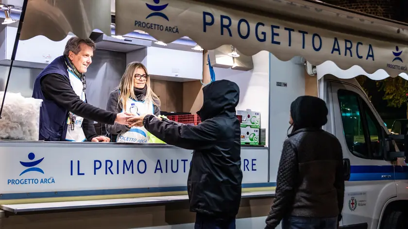 La cucina mobile del Progetto Arca (foto di Daniele Lazzaretto)