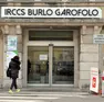 L’ingresso dell’ospedale infantile Burlo Garofolo di Trieste (Bruni)