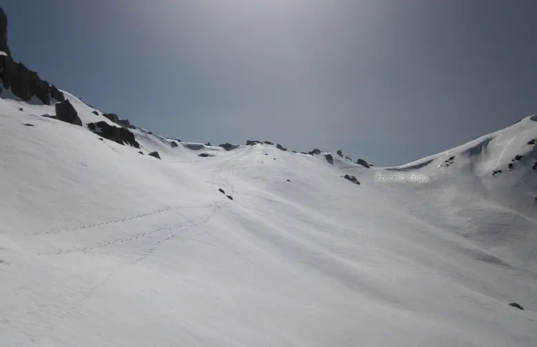 La zona di Forcella Giau, sopra San Vito di Cadore