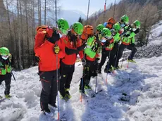 Una ricerca persone travolte dalla neve