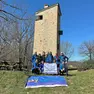 Sky Explorer ai piedi del roccolo nella Val Pianzio (foto Piran)