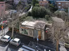 La casa di via Baiamonti sventrata dallo scoppio (ph Massimo Silvano)