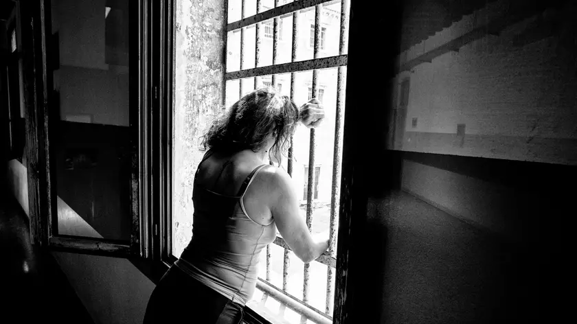 Una delle foto scattate al carcere della Giudecca