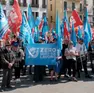 Lavoratori in Piazza dei Signori per il Primo maggio
