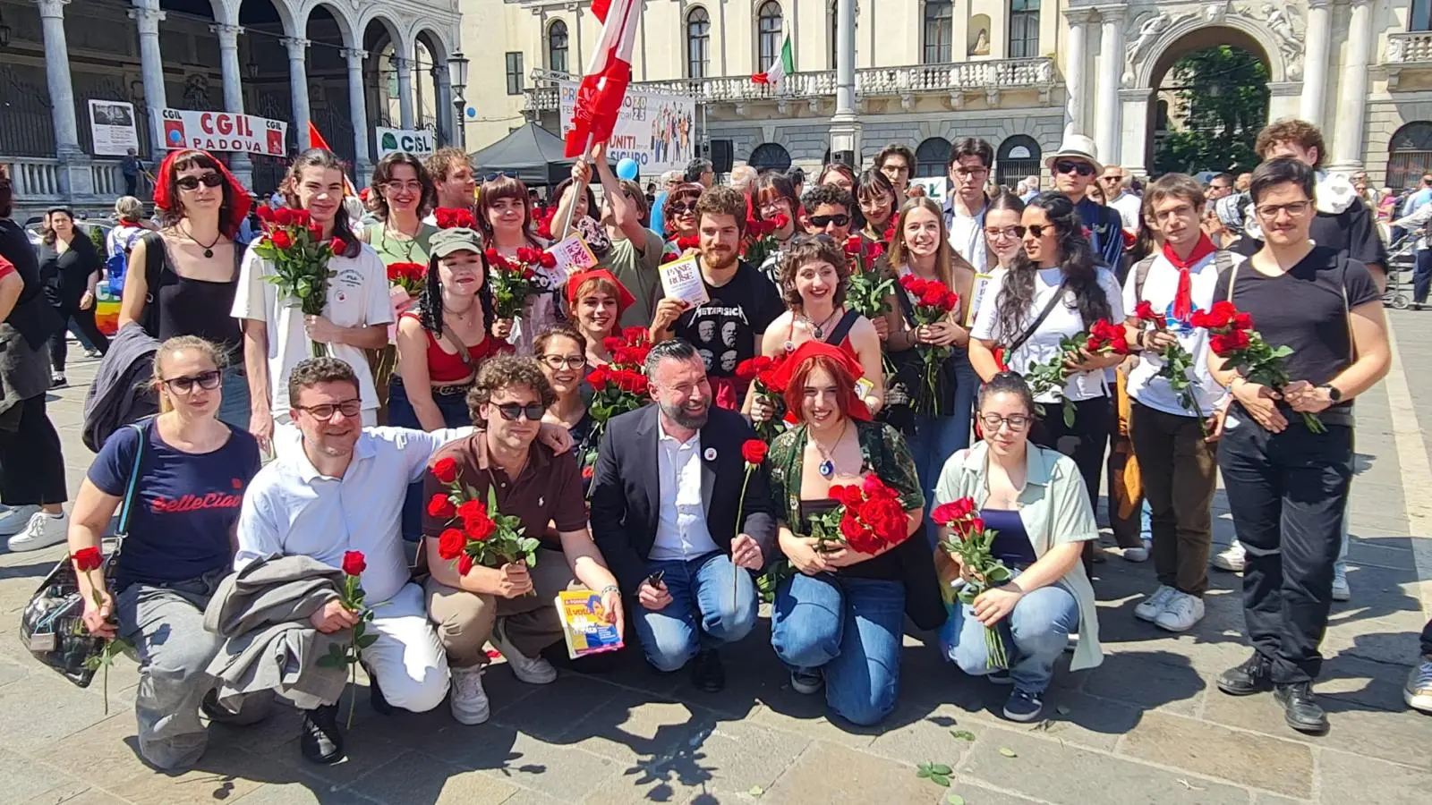 L'iniziativa "Pane&Rose" di Filcams, Udu Padova e Rete studenti medi
