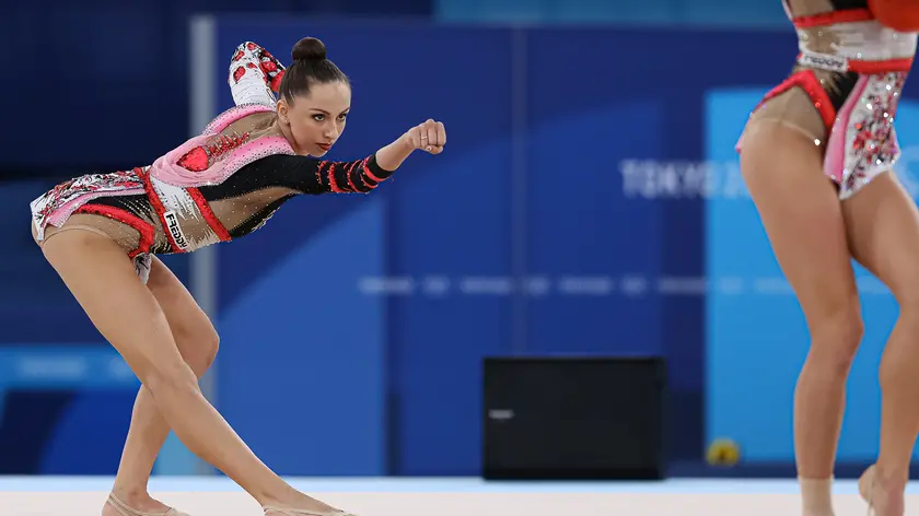 Dana Mogurean, ginnasta della nazionale di ginnastica ritmica (foto Fgi)