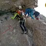 Un intervento di soccorso in montagna
