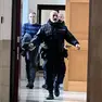 L’imputato Erik Zorzi in tribunale a Padova