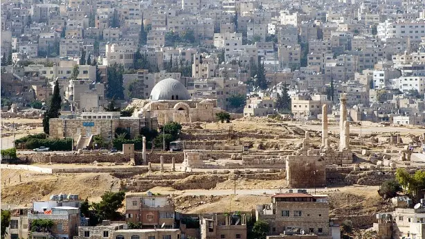 Una veduta di Amman in Giordania