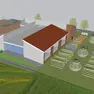 Il rendering del laboratorio