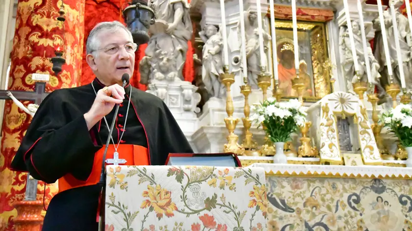 Il patriarca di Venezia, Francesco Moraglia (foto Interpress)
