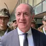 Il governatore Luca Zaia presente a Biella per l'adunata degli alpini