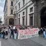 Il corteo dei precari dell'università a Padova