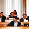 Consiglio Comunale. Michele Zuin, Andrea Tomaello, Linda Damiano, Luigi Brugnaro, Massimiliano De Martin.