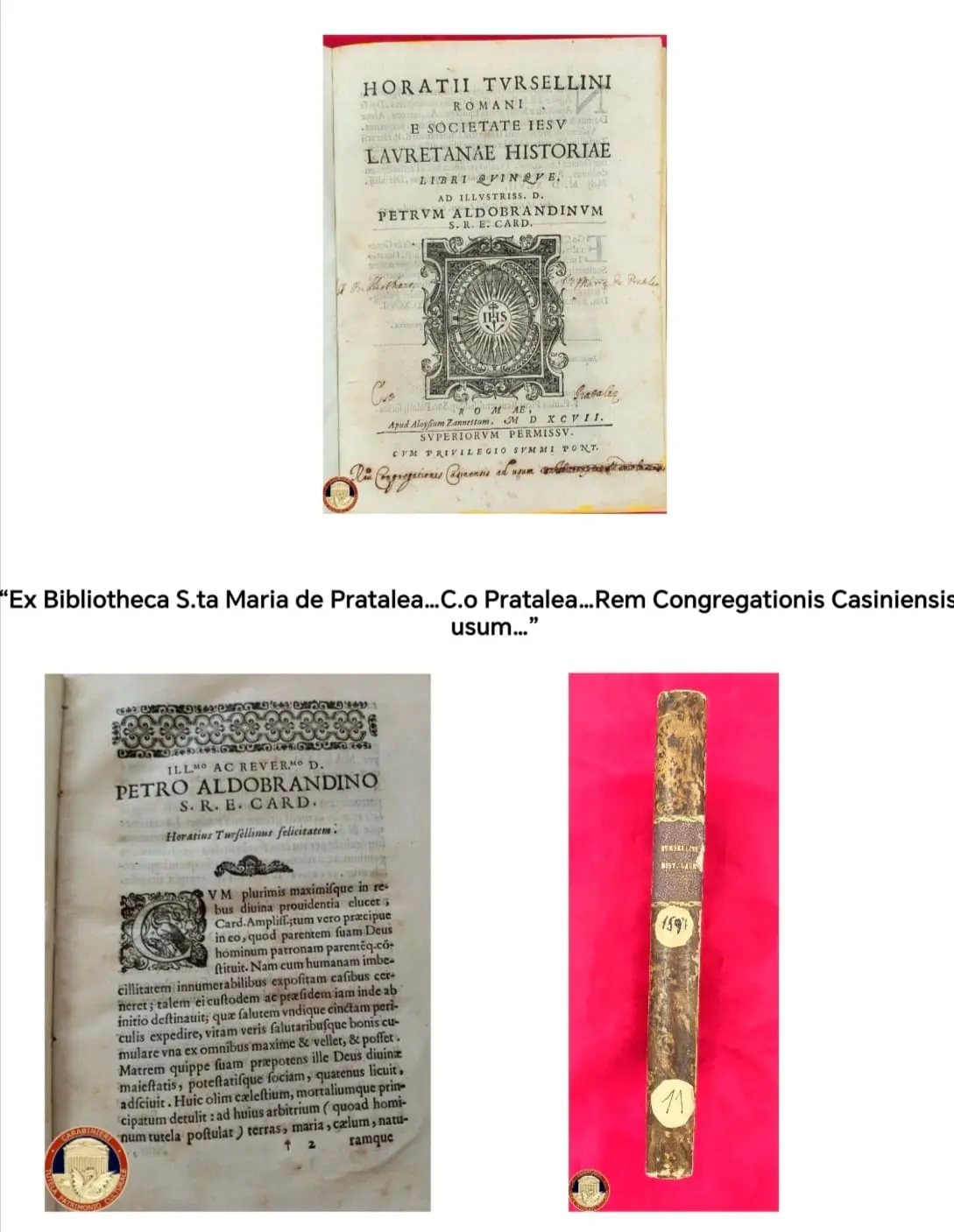 Il manoscritto riconsegnato