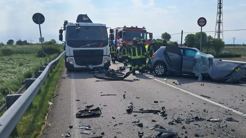 Il luogo della tragedia a Qaurto d'Altino