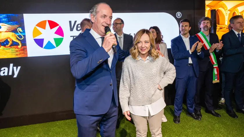 Luca Zaia e Giorgia Meloni
