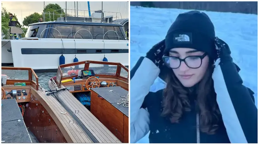 Il catamarano su cui si è verificata la tragedia e la vittima, Anna Chiti