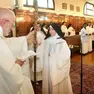 L’investitura di suor Aline a badessa del monastero: era il 2018