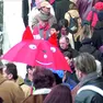 L'ombrello di una guida turistica a Venezia