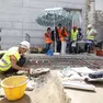 Gli scavi in via Campagnola a Padova