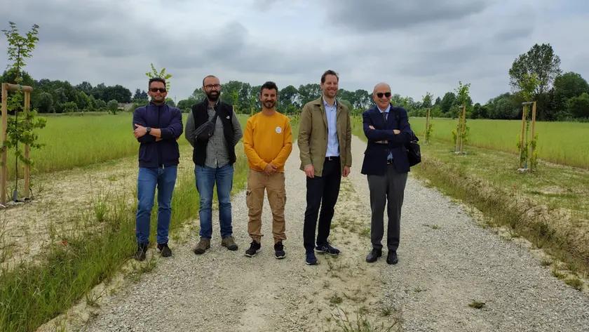 L'inaugurazione del parco del Basso Isonzo a Padova