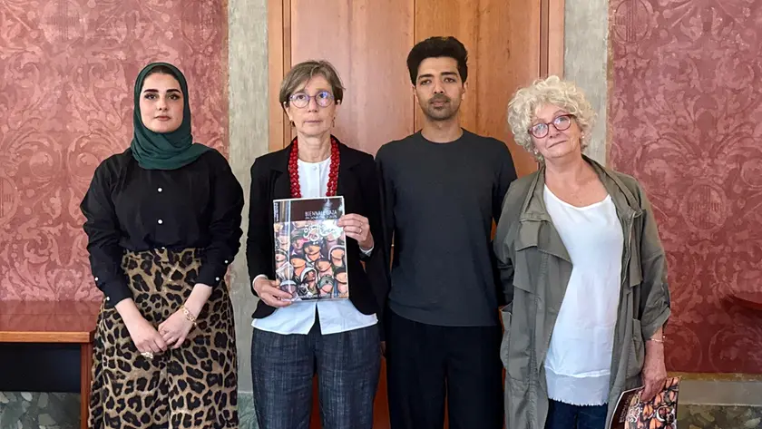 Da sinistra: Ola Al-Sherif, Francesca Benciolini, Hamada Elkept, Alberta Pierobon