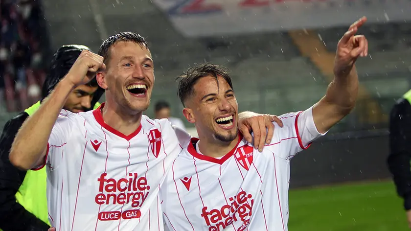 Niko Kirwan e Michael Liguori hanno dato l’addio al Padova (Foto Piran)