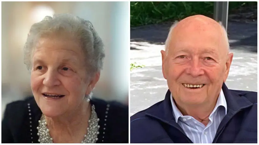 Pierina Dainese, morta a 82 anni, e il marito Adriano Bezze, mancato a 90 anni a poche ore dalla moglie
