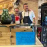 Il cartello apparso nel locale di Domenico Induddi e Francesco Silvio Carbonara a Montegrotto